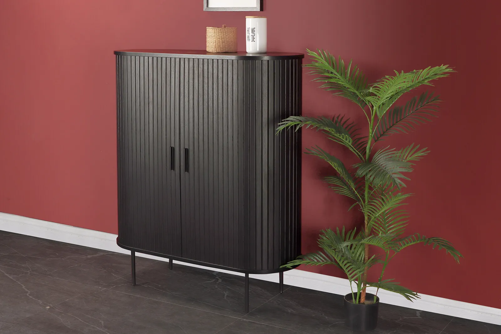 Spintelė SF320, juoda, 100x40x118 cm