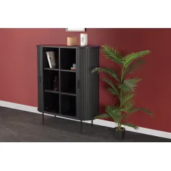 Spintelė SF320, juoda, 100x40x118 cm
