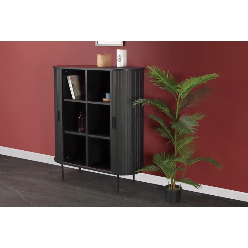 Spintelė SF320, juoda, 100x40x118 cm