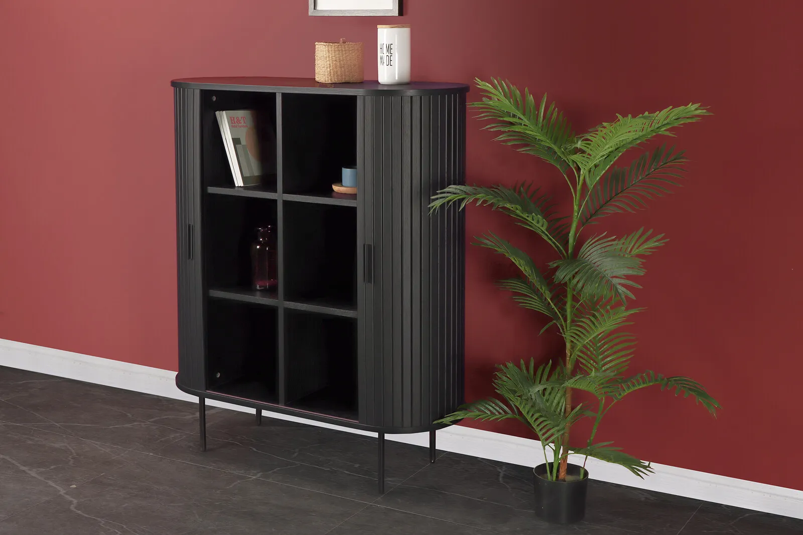 Spintelė SF320, juoda, 100x40x118 cm