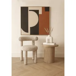 Minkšta kėdė LEITH, multicolor, 62x58x80 cm