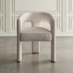 Minkšta kėdė LEITH, taupe, 62x58x75 cm