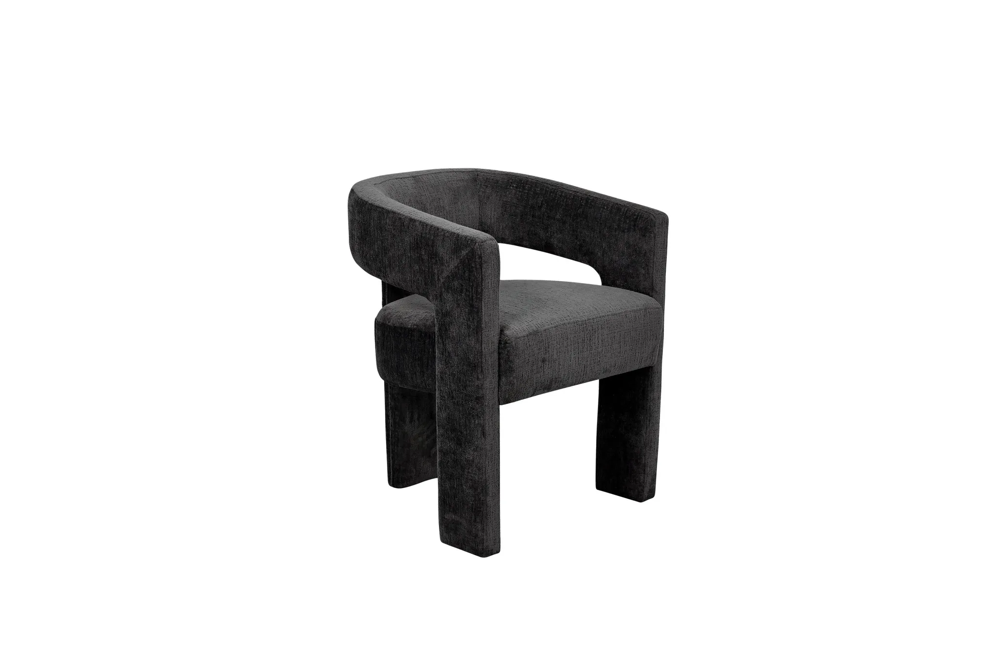 Minkšta kėdė LEITH, black, 62x58x75 cm
