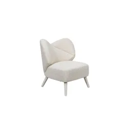 Fotelis LEITH, beige, 76x81x86 cm