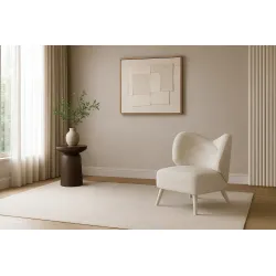 Fotelis LEITH, beige, 76x81x86 cm
