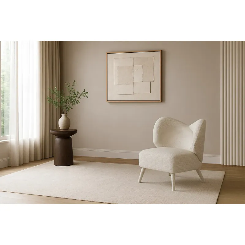 Fotelis LEITH, beige, 76x81x86 cm