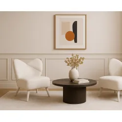Fotelis LEITH, beige, 76x81x86 cm