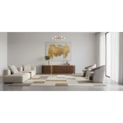 TV spintelė STILI, riešutmedžio, 200x40x50 cm