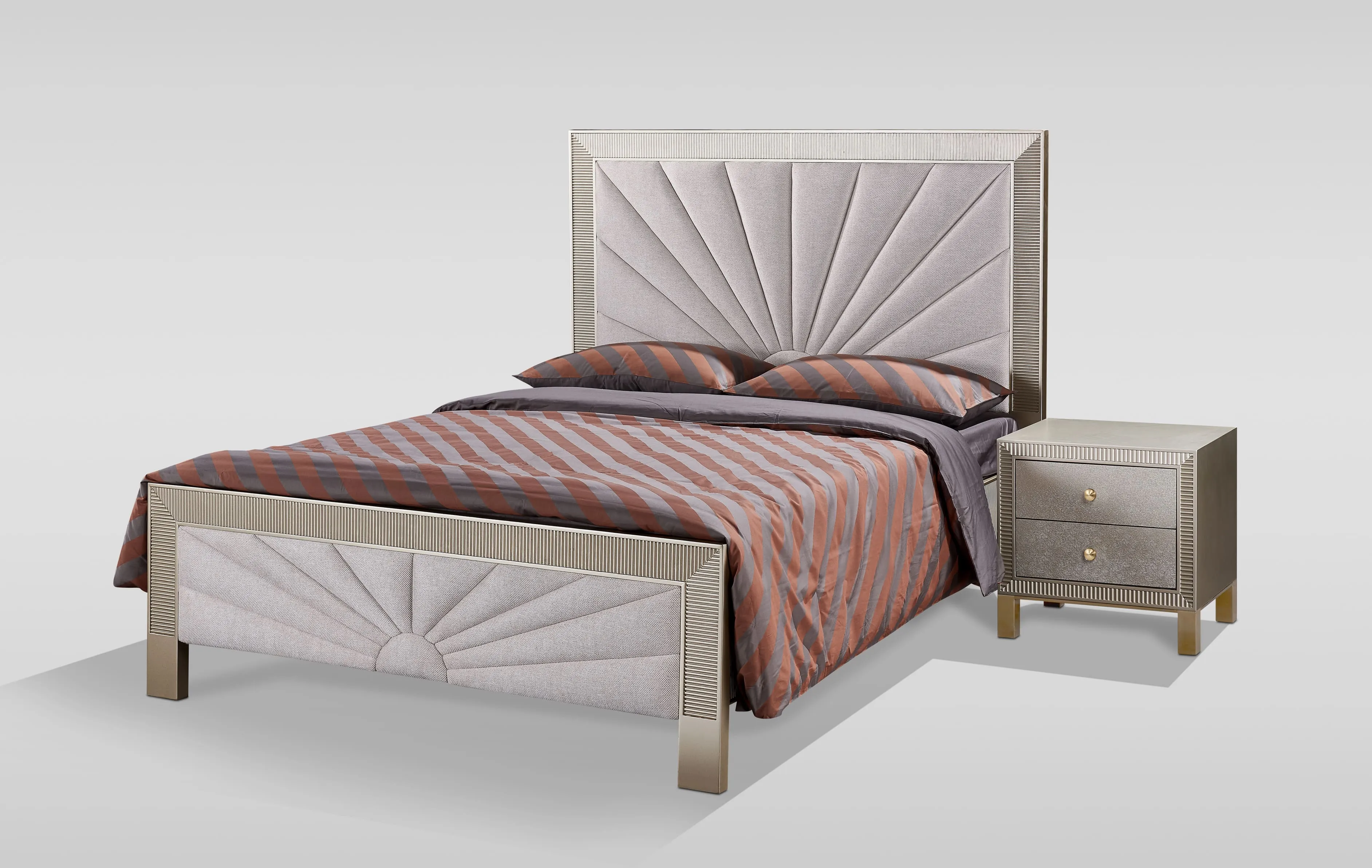 Lova 160 cm STILI Q, 166x210x138 cm