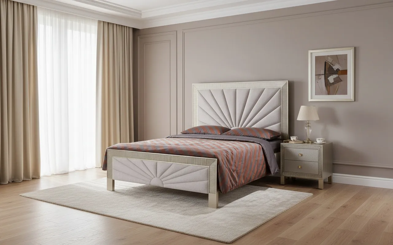 Lova 160 cm STILI Q, 166x210x138 cm