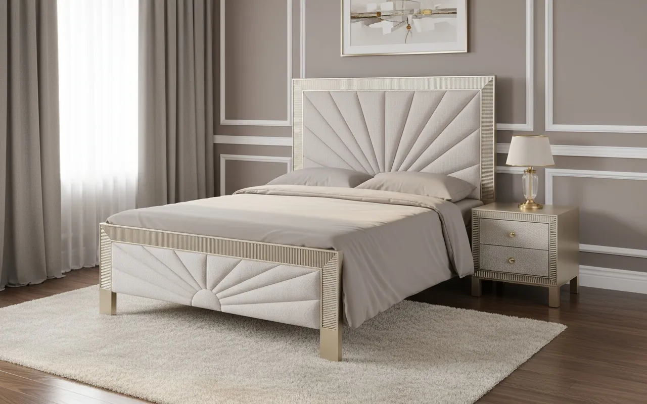 Lova 160 cm STILI Q, 166x210x138 cm