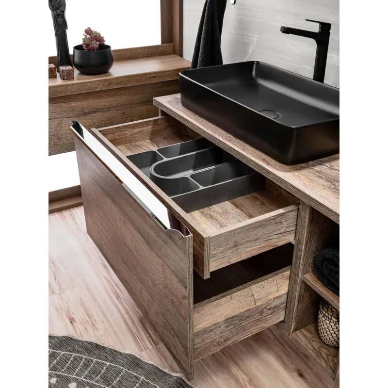 Pakabinama vonios spintelė 828 SANTA OAK