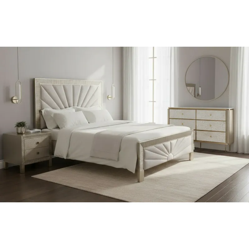 Komoda STILI, aukso, 160x40x90 cm