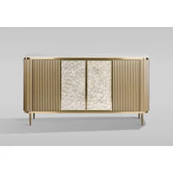 Spintelė STILI, aukso, 160x40x90 cm