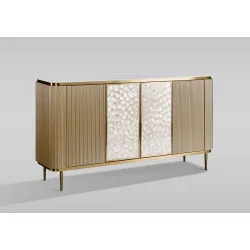 Spintelė STILI, aukso, 160x40x90 cm