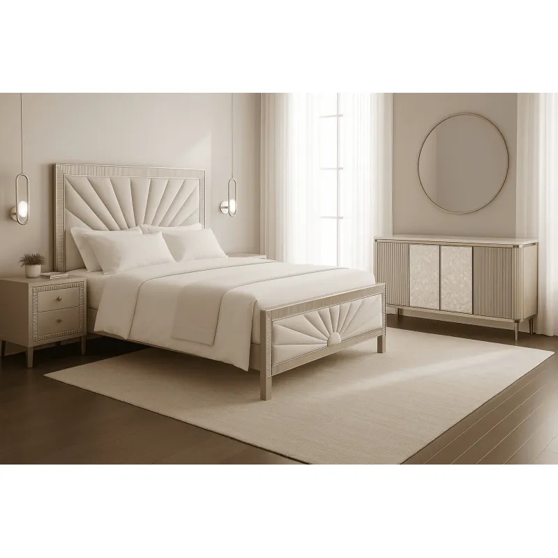 Spintelė STILI, aukso, 160x40x90 cm