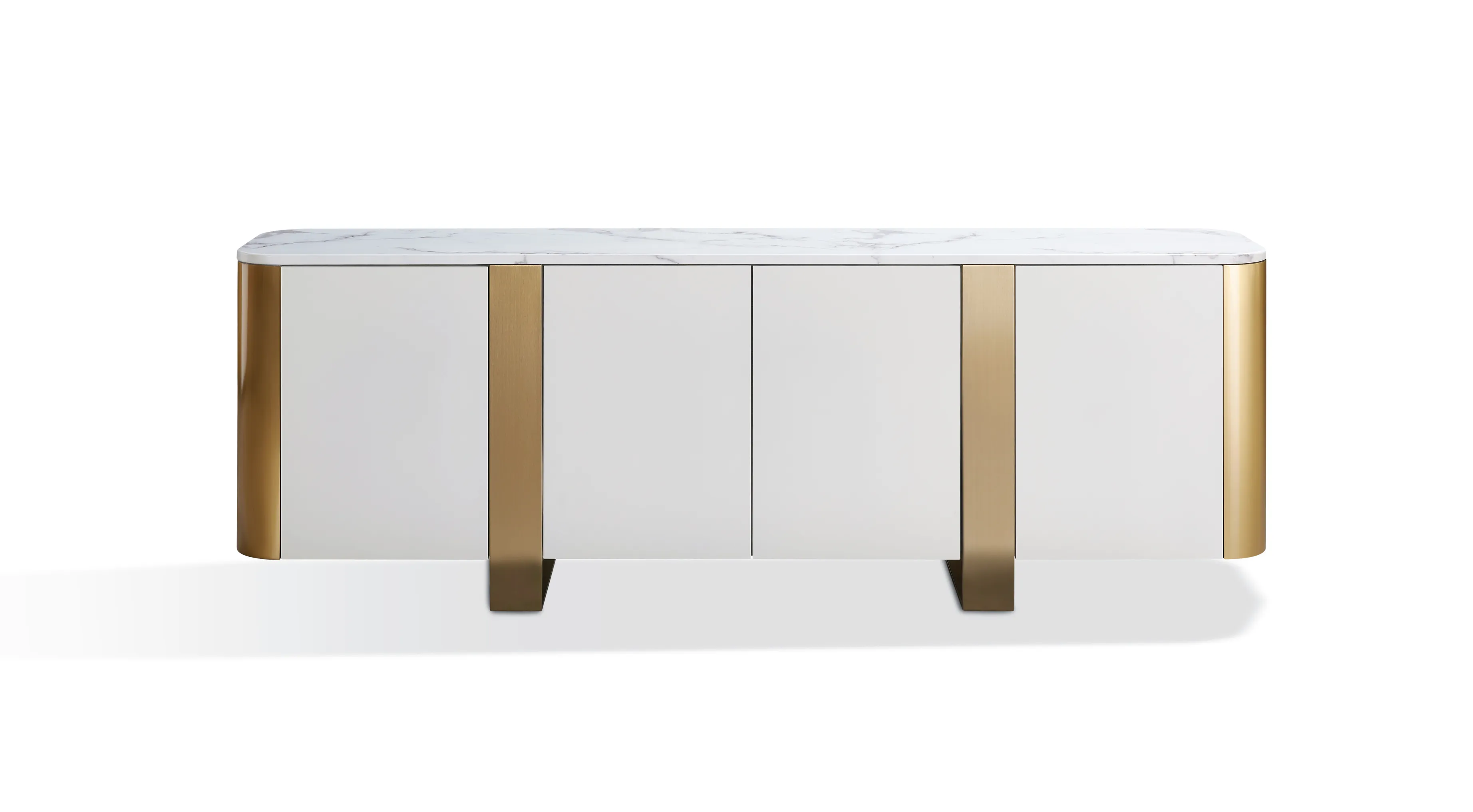 Spintelė STILI, balta, 200x40x85 cm