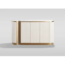 Spintelė STILI, balta, 158x40x88 cm