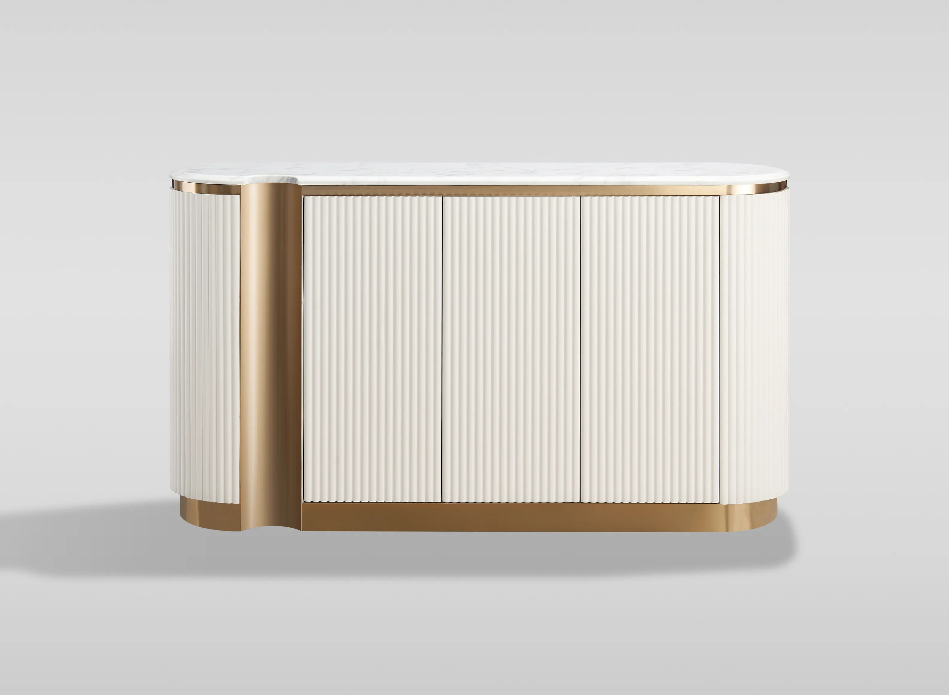 Spintelė STILI, balta, 158x40x88 cm