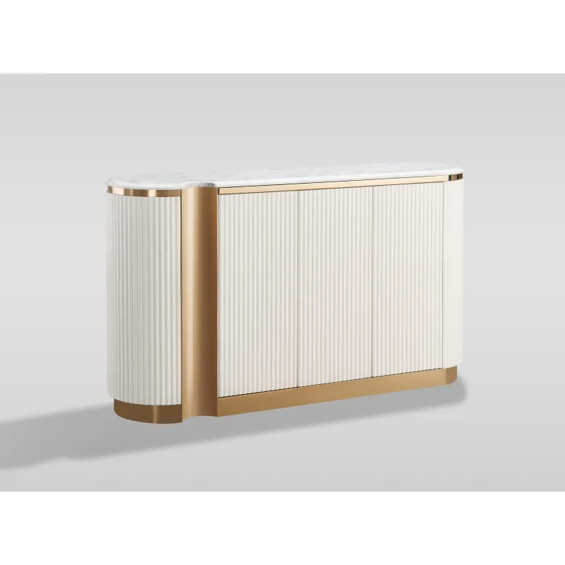 Spintelė STILI, balta, 158x40x88 cm