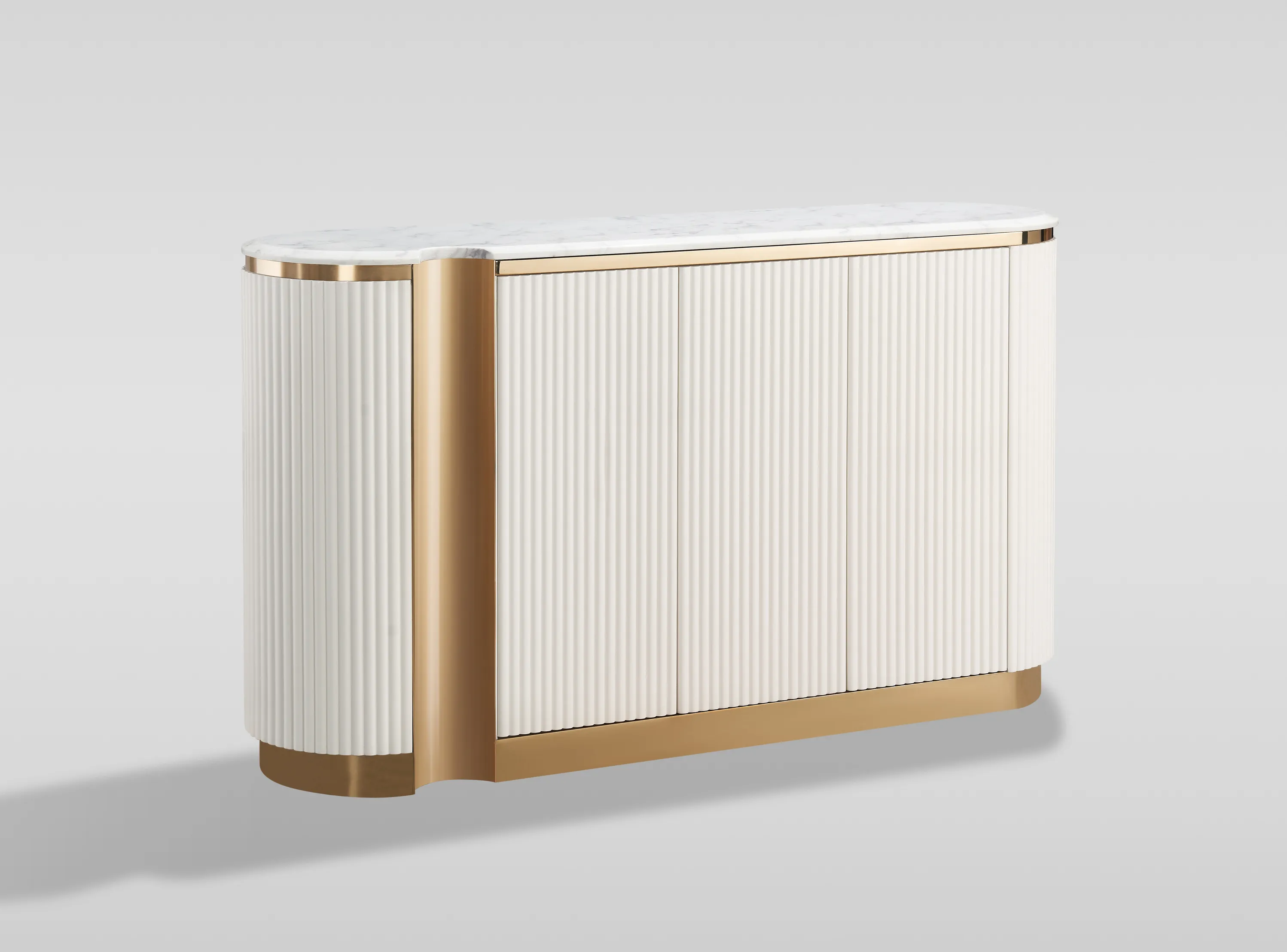 Spintelė STILI, balta, 158x40x88 cm