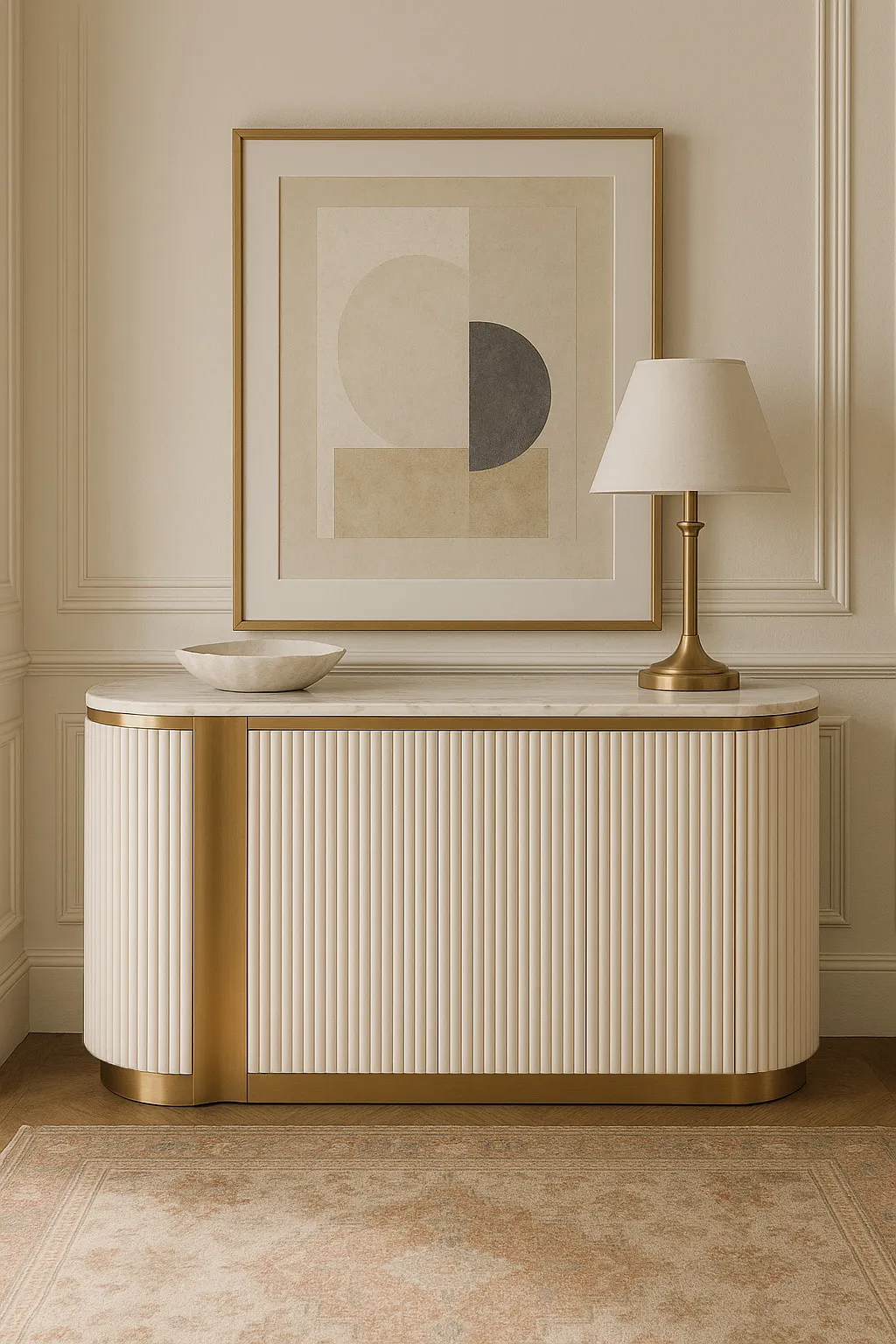 Spintelė STILI, balta, 158x40x88 cm