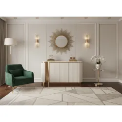 Spintelė STILI, balta, 158x40x88 cm