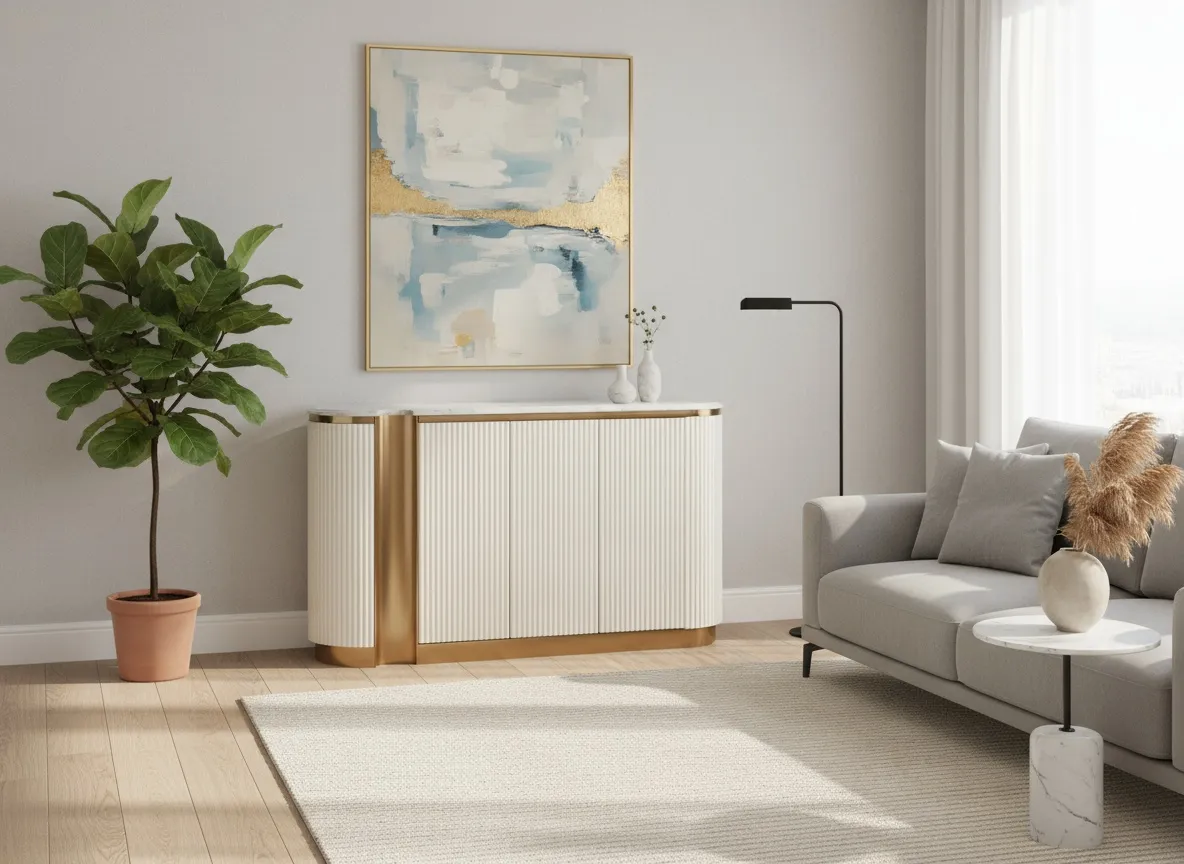 Spintelė STILI, balta, 158x40x88 cm