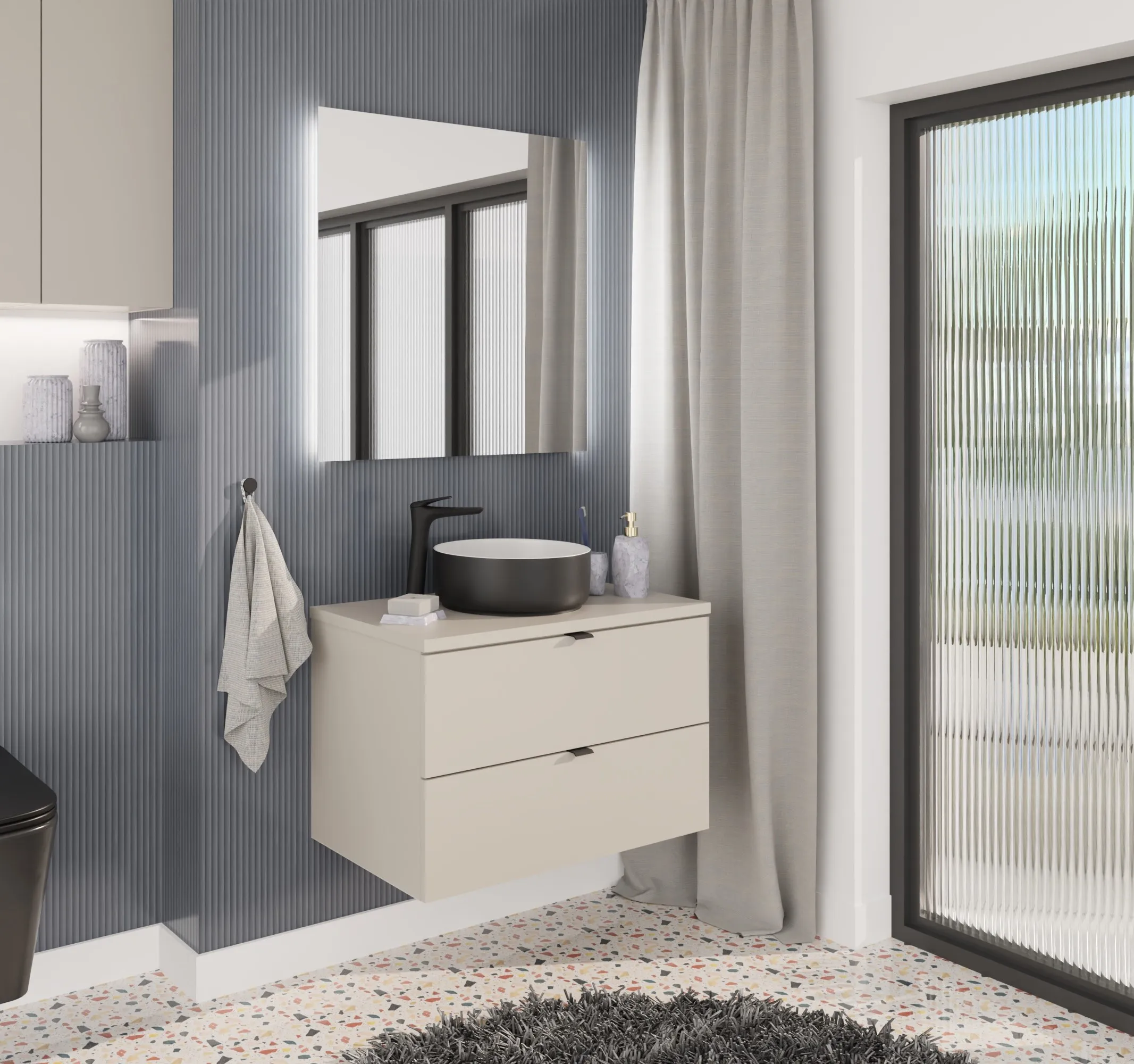 Vonios komplektas DALI CASHMERE 80