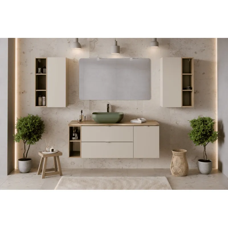 Pakabinama vonios lentyna CREMO, 20x25x80 cm