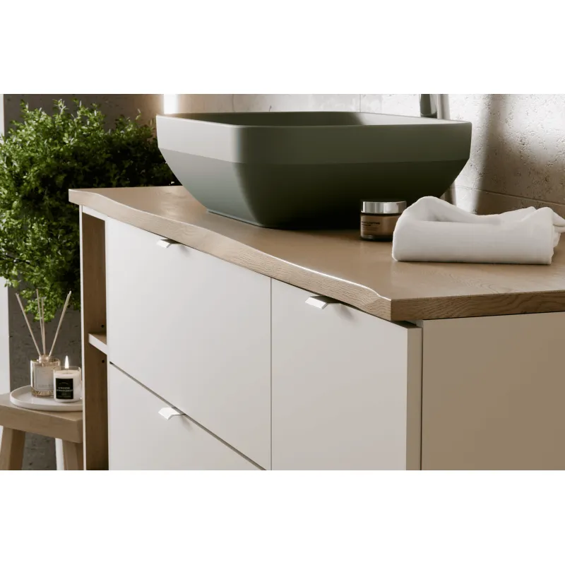 Pakabinama vonios spintelė su stalviršiumi 821 DALI CASHMERE