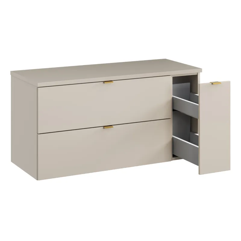 Pakabinama vonios spintelė su stalviršiumi 821B DALI CASHMERE