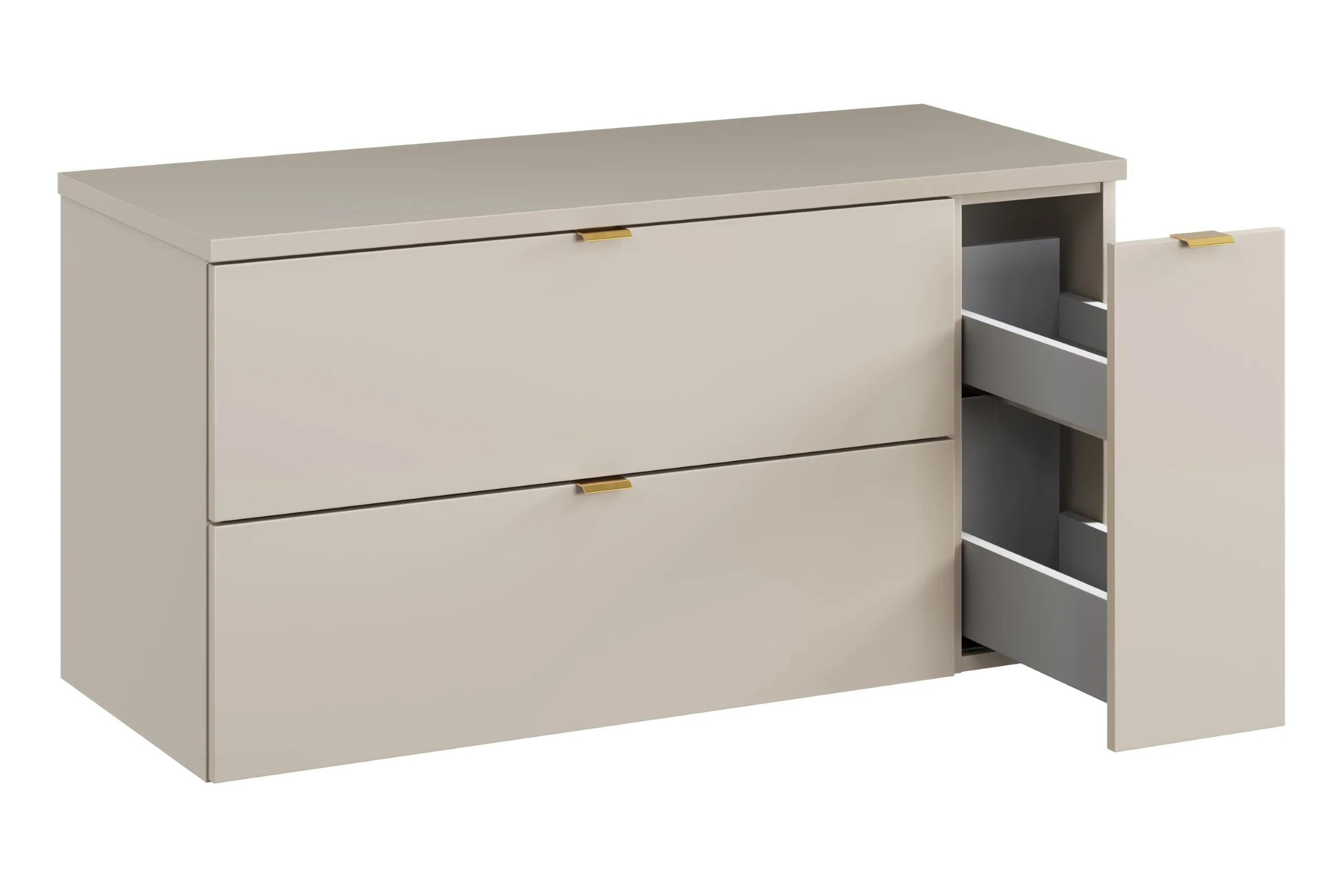 Pakabinama vonios spintelė su stalviršiumi 821B DALI CASHMERE