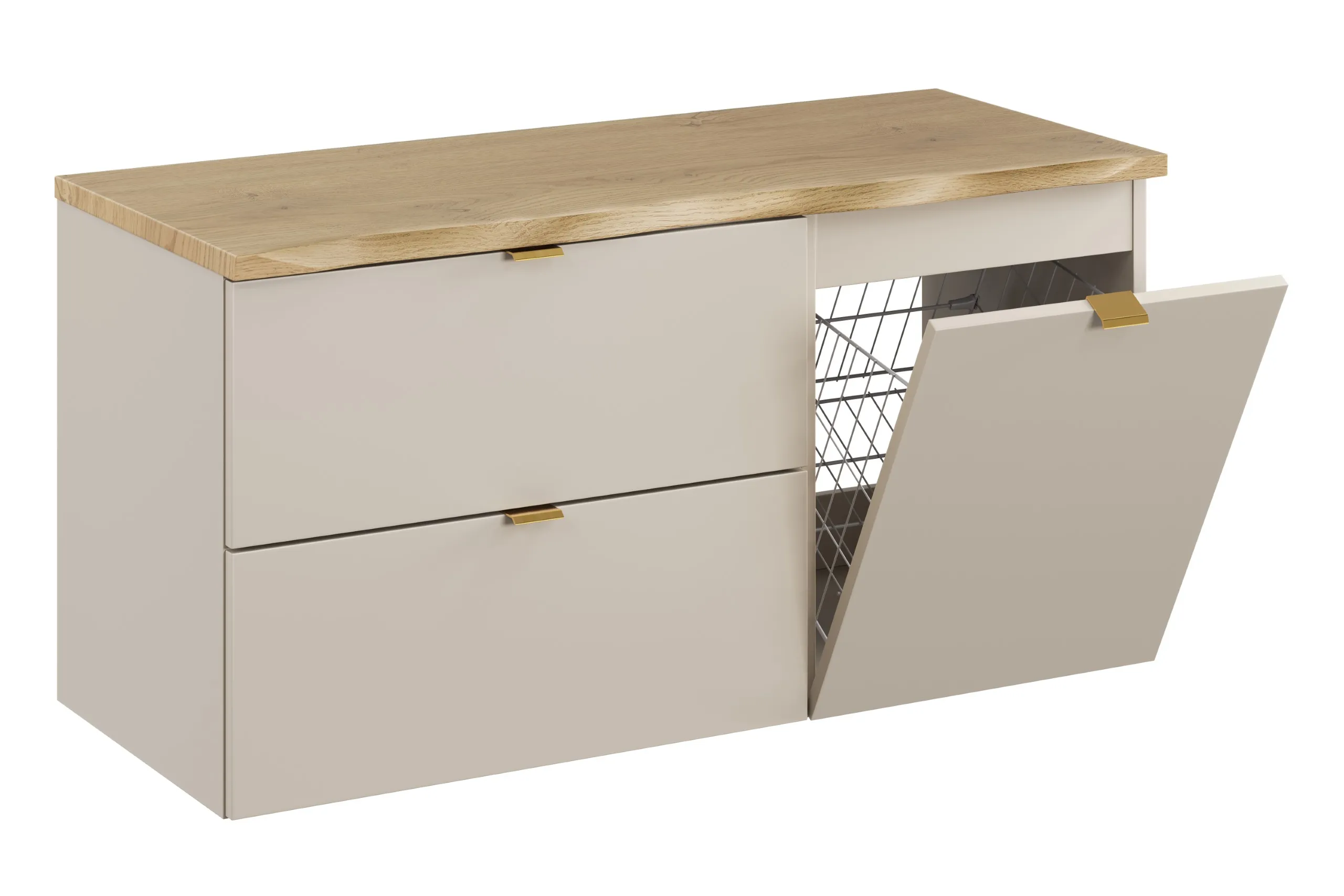 Pakabinama vonios spintelė su stalviršiumi 821D DALI CASHMERE