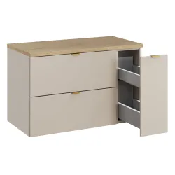 Pakabinama vonios spintelė su stalviršiumi 828B DALI CASHMERE