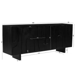 Spintelė RONDU, 180x43x76 cm