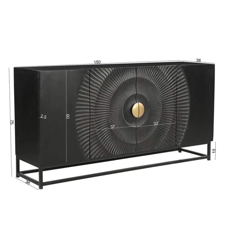 Spintelė RONDU, 150x38x75 cm