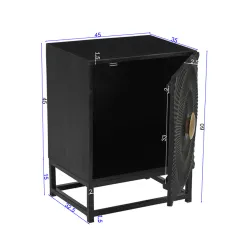 Naktinis staliukas RONDU, 45x35x60 cm