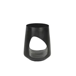 Žurnalinis staliukas RONDU, juodas, 35x35x45 cm