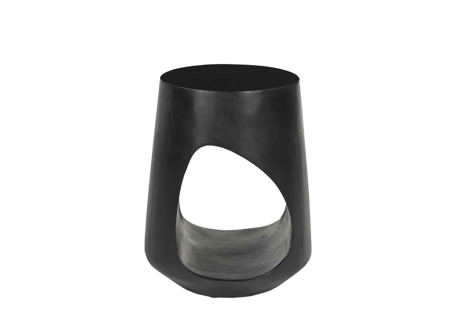 Žurnalinis staliukas RONDU, juodas, 35x35x45 cm