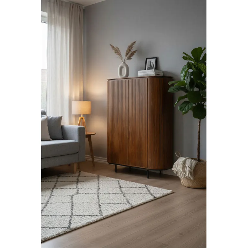 Aukšta spintelė AMBRIA, 115x43x151 cm