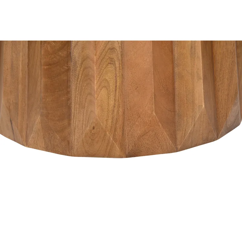 Apvalus valgomojo stalas AMBRIA, 130x130x76 cm