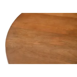 Apvalus valgomojo stalas AMBRIA, 130x130x76 cm