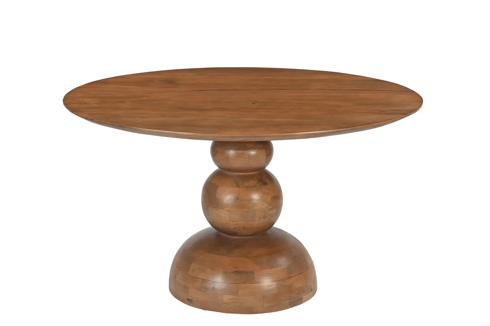 Apvalus valgomojo stalas AMBRIA A, 130x130x76 cm