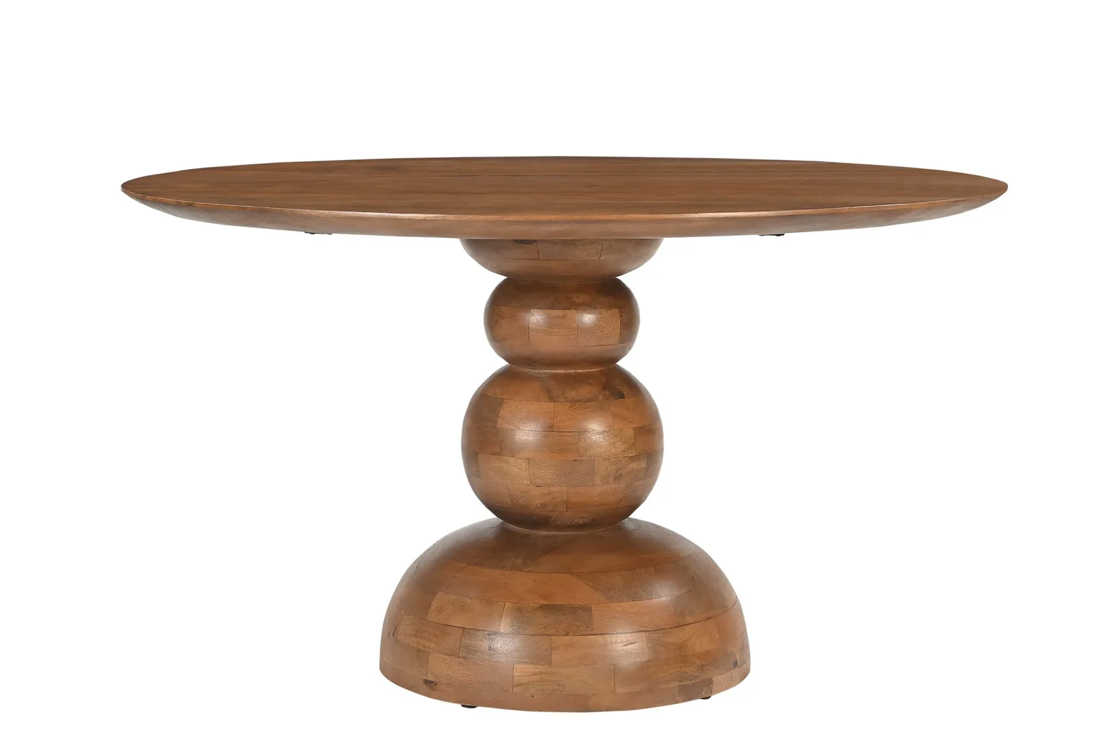 Apvalus valgomojo stalas AMBRIA A, 130x130x76 cm