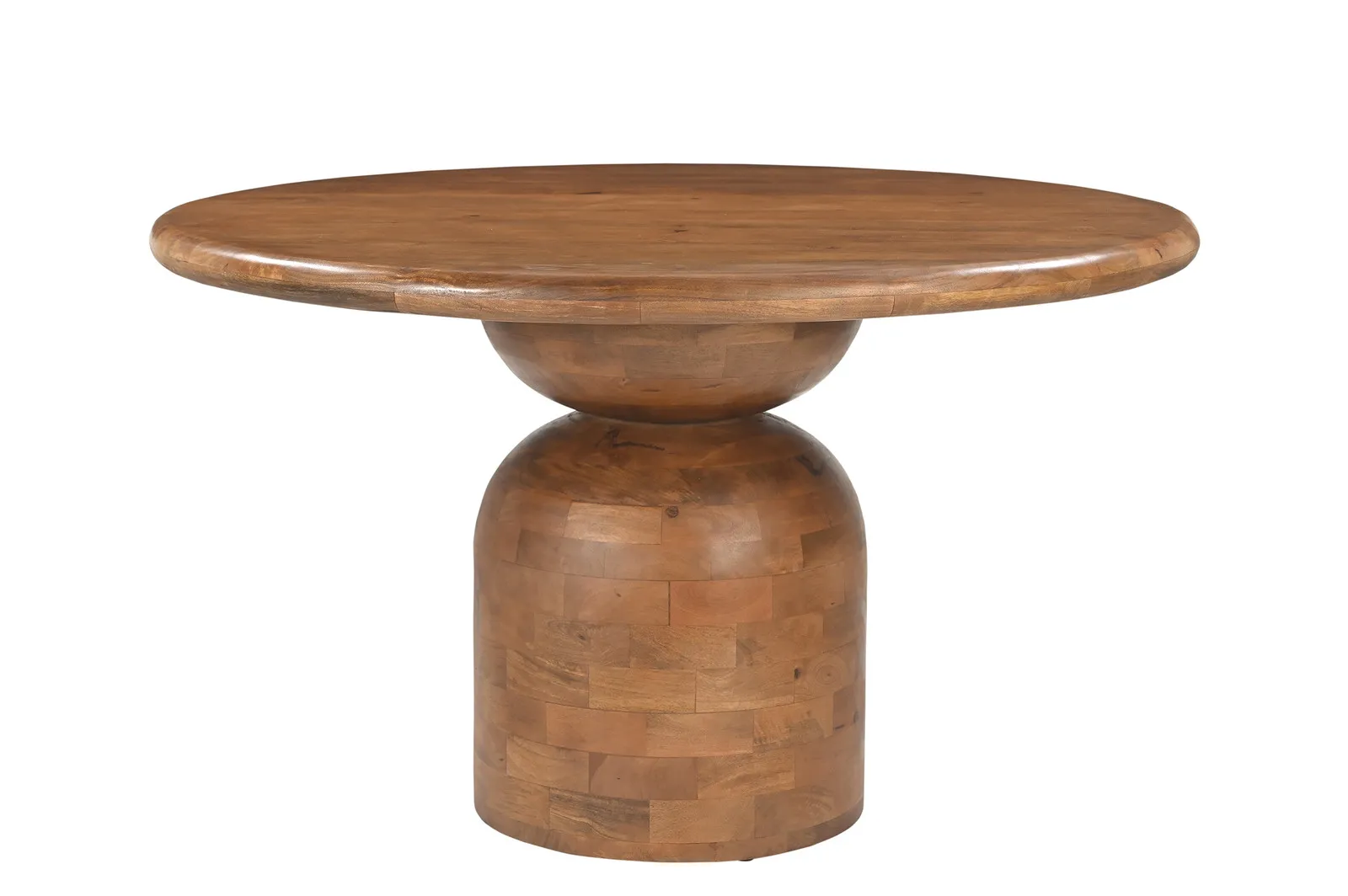 Apvalus valgomojo stalas AMBRIA B, 130x130x76 cm