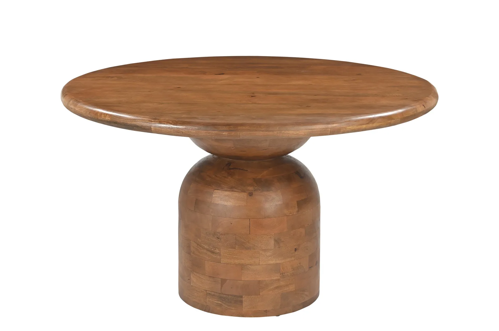 Apvalus valgomojo stalas AMBRIA B, 130x130x76 cm