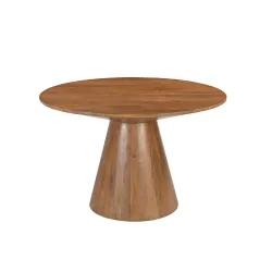 Apvalus valgomojo stalas AMBRIA, 120x120x75 cm