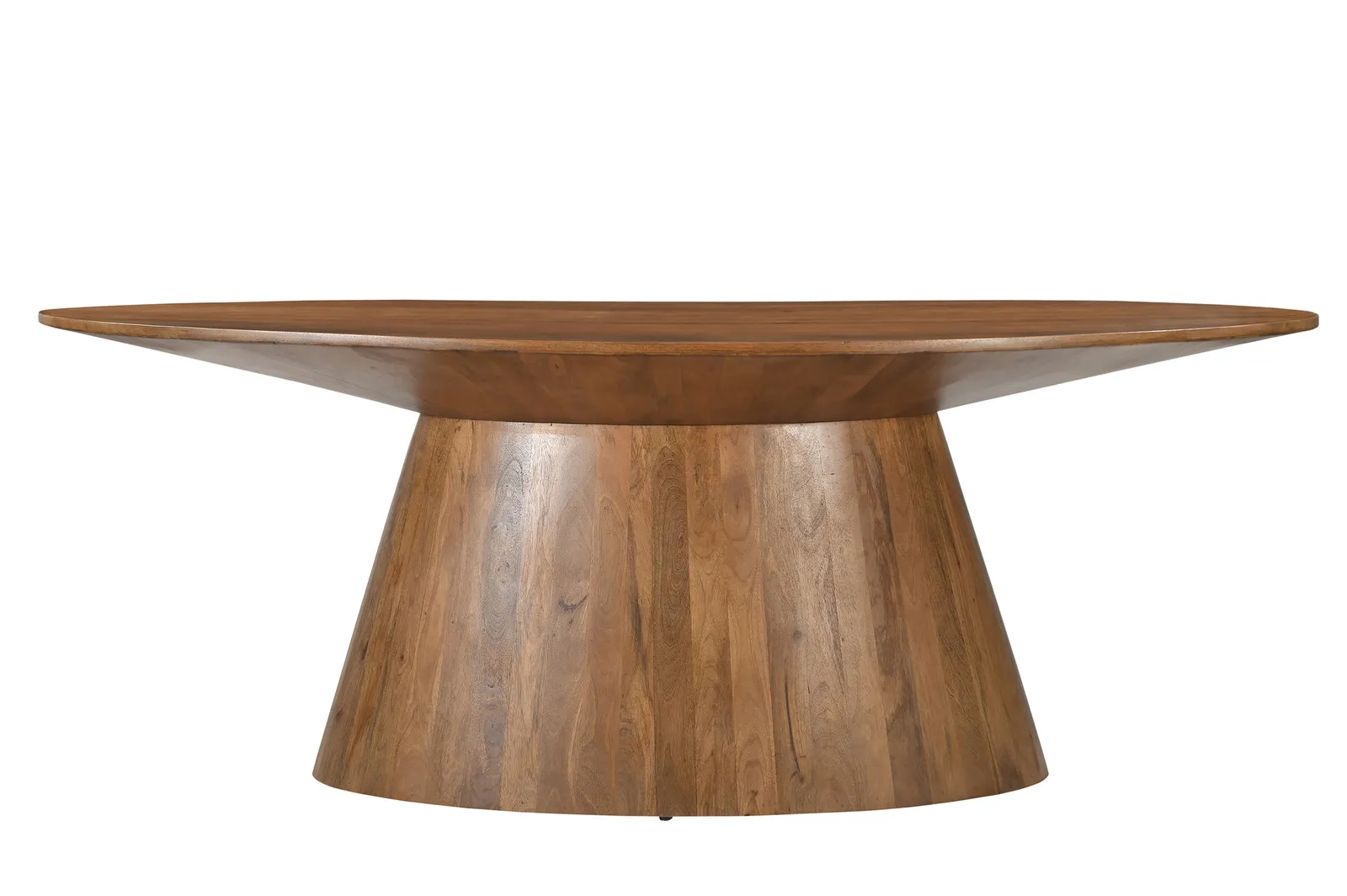 Ovalus valgomojo stalas AMBRIA, 210x100x77 cm