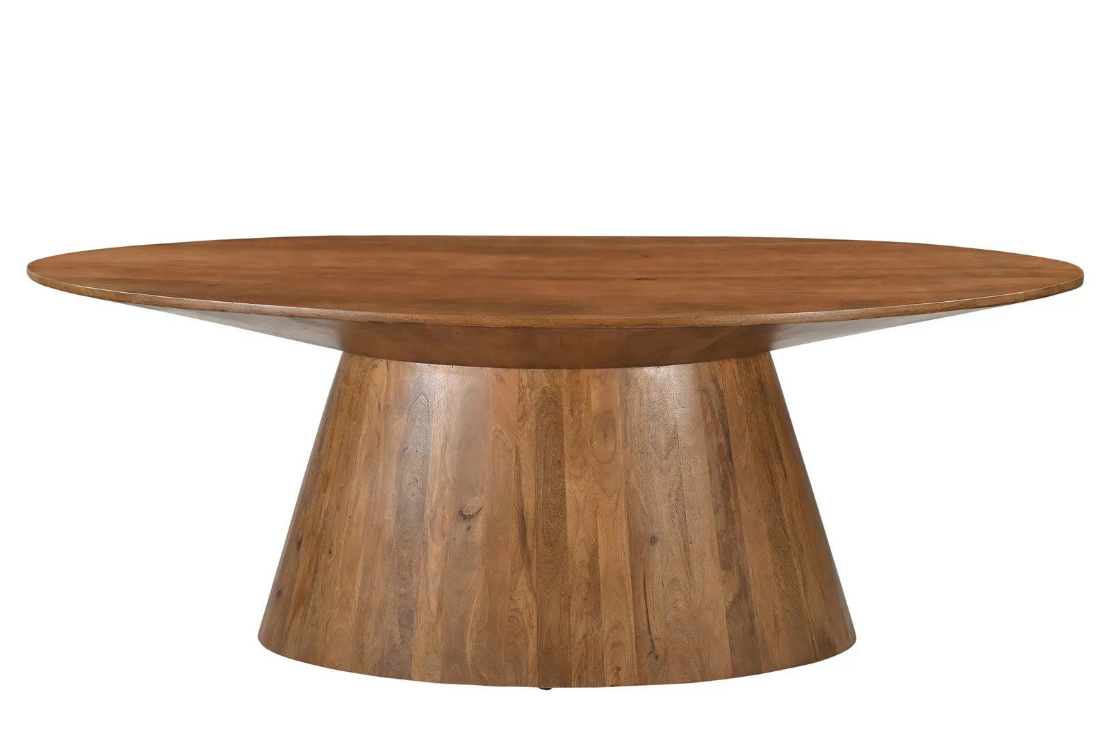 Ovalus valgomojo stalas AMBRIA, 210x100x77 cm